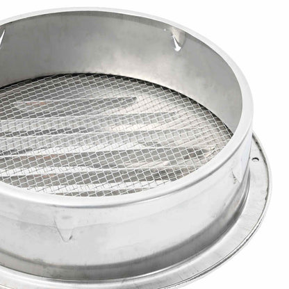 Air Vent Covers 4 pcs Silver 150 mm Stainless Steel