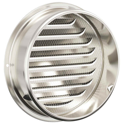 Air Vent Covers 4 pcs Silver 150 mm Stainless Steel