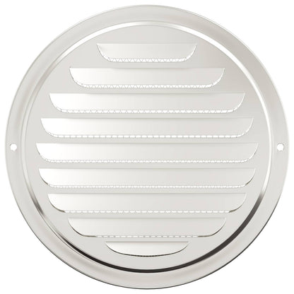 Air Vent Covers 4 pcs Silver 150 mm Stainless Steel