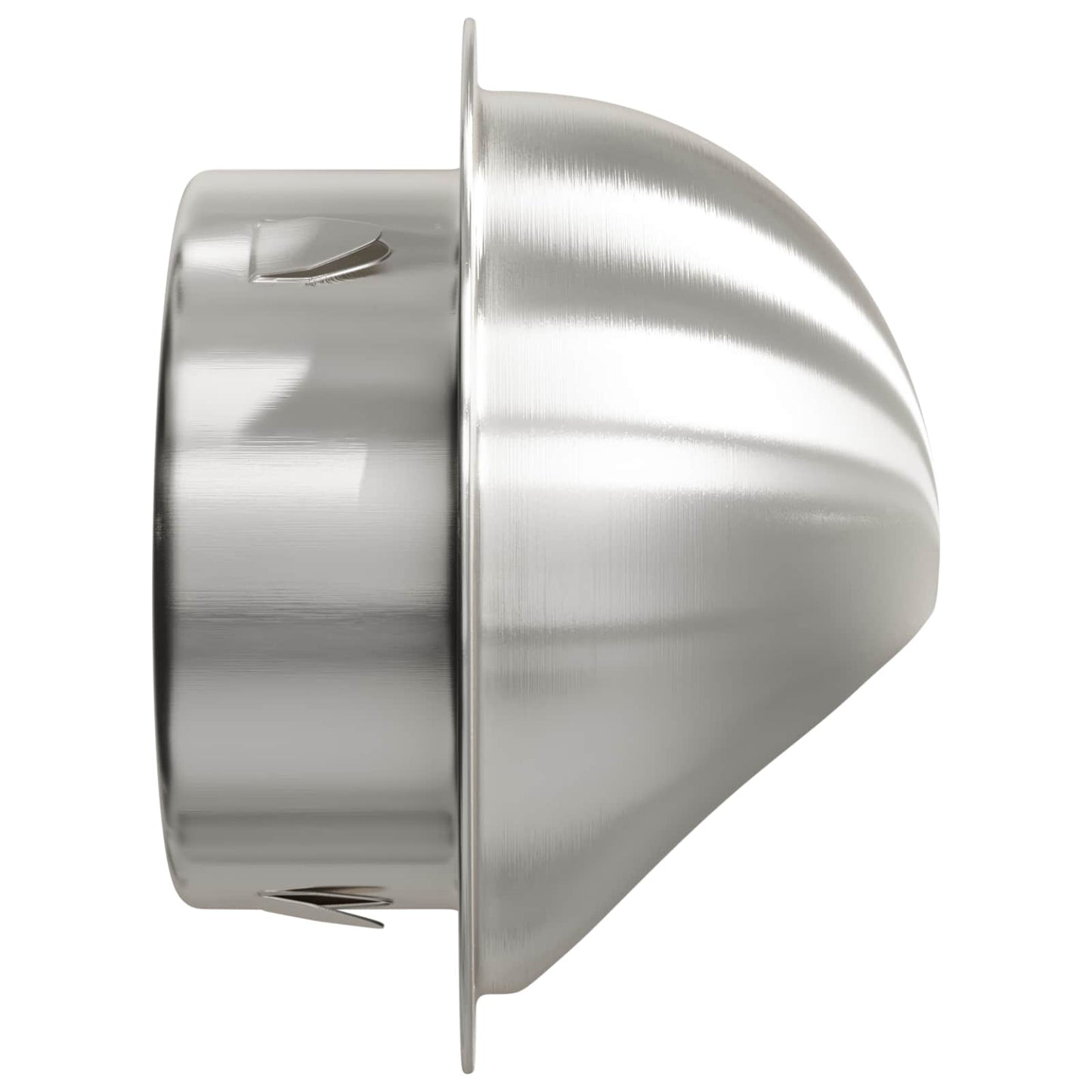 Air Vent Covers 2 pcs Silver 80 mm Stainless Steel