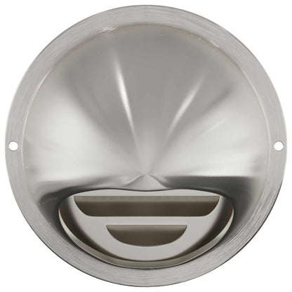 Air Vent Covers 8 pcs Silver 80 mm Stainless Steel