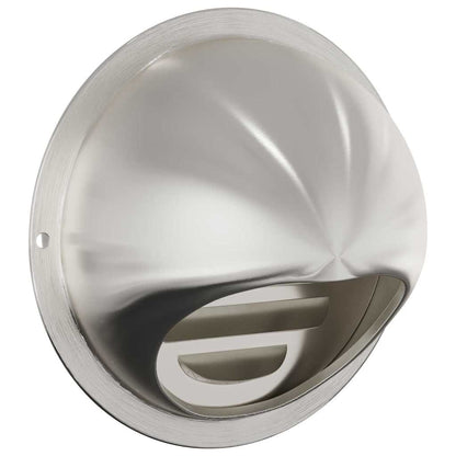 Air Vent Covers 8 pcs Silver 100 mm Stainless Steel