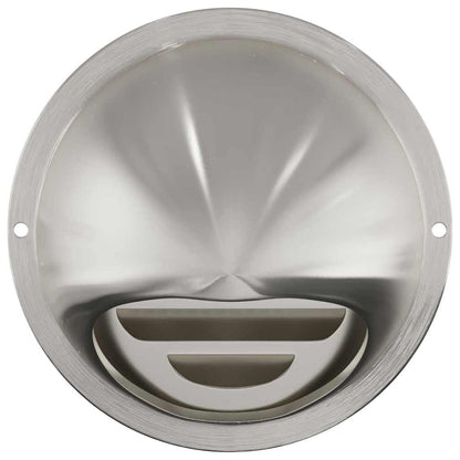 Air Vent Covers 8 pcs Silver 100 mm Stainless Steel