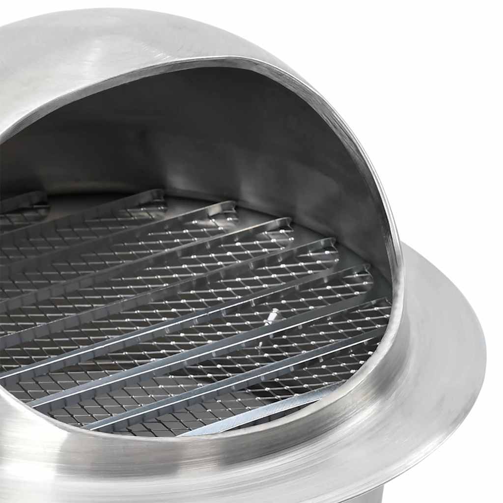 Air Vent Covers 2 pcs Silver 150 mm Stainless Steel
