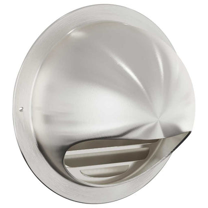 Air Vent Covers 2 pcs Silver 150 mm Stainless Steel