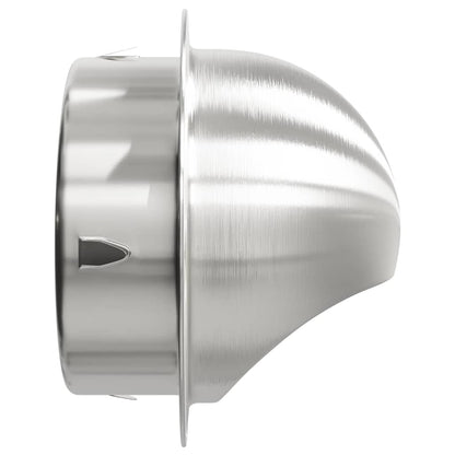 Air Vent Covers 8 pcs Silver 150 mm Stainless Steel