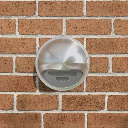Air Vent Covers 2 pcs Silver 200 mm Stainless Steel