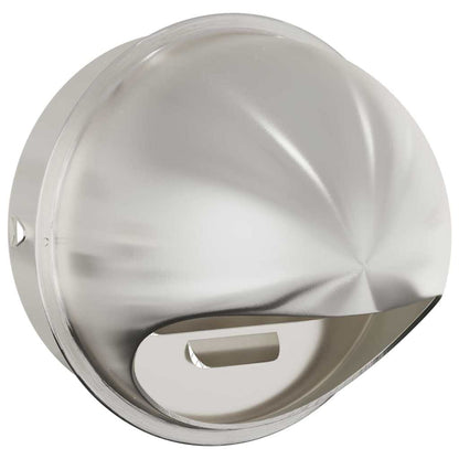 Air Vent Covers 8 pcs Silver 200 mm Stainless Steel