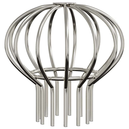 Gutter Leaf Guard 8 pcs Silver 75 mm Stainless Steel