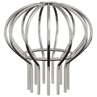 Gutter Leaf Guard 8 pcs Silver 75 mm Stainless Steel