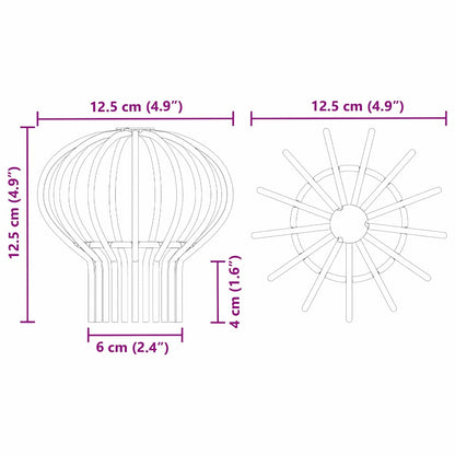 Gutter Leaf Guard 8 pcs Silver 75 mm Stainless Steel