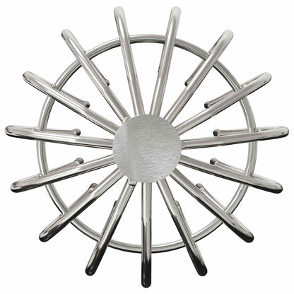 Gutter Leaf Guard 2 pcs Silver 110 mm Stainless Steel
