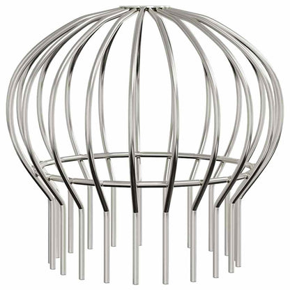 Gutter Leaf Guard 2 pcs Silver 160 mm Stainless Steel