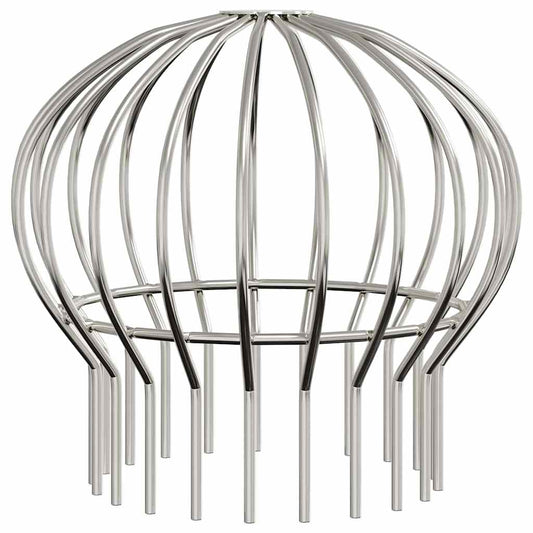 Gutter Leaf Guard 2 pcs Silver 160 mm Stainless Steel