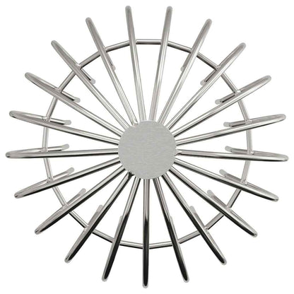 Gutter Leaf Guard 8 pcs Silver 160 mm Stainless Steel