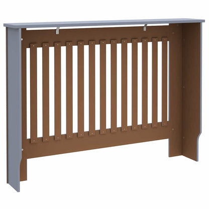 Radiator Cover 2 pcs Grey 112 x 19 x 81.5 cm Engineered Wood
