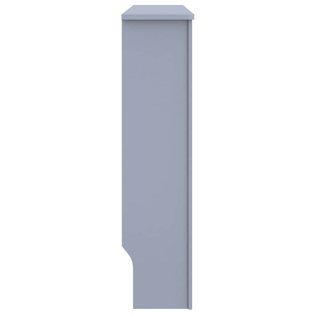Radiator Cover 2 pcs Grey 112 x 19 x 81.5 cm Engineered Wood