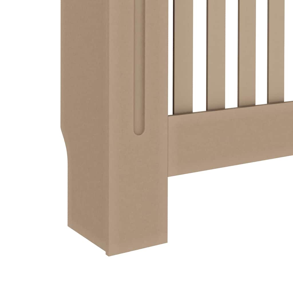 Radiator Cover 2 pcs Brown 112 x 19 x 81.5 cm Engineered Wood