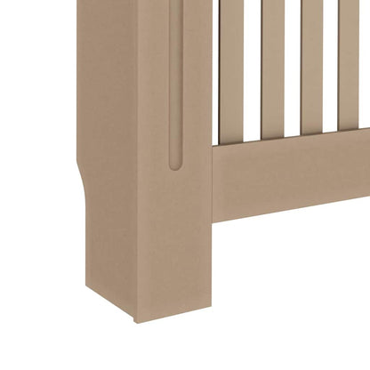 Radiator Cover 2 pcs Brown 112 x 19 x 81.5 cm Engineered Wood