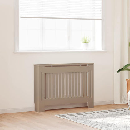 Radiator Cover 2 pcs Brown 112 x 19 x 81.5 cm Engineered Wood