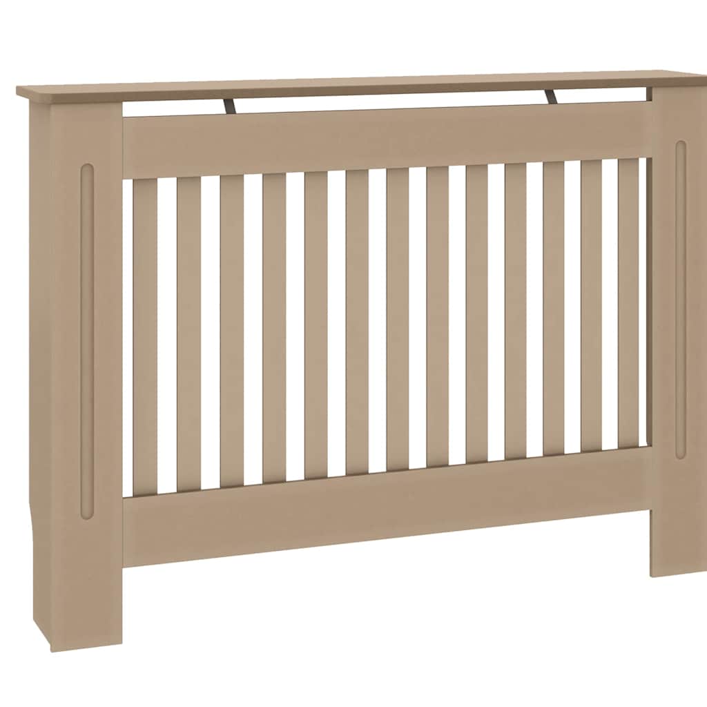 Radiator Cover 2 pcs Brown 112 x 19 x 81.5 cm Engineered Wood