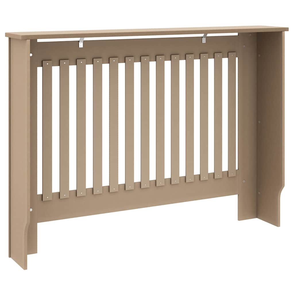 Radiator Cover 2 pcs Brown 112 x 19 x 81.5 cm Engineered Wood
