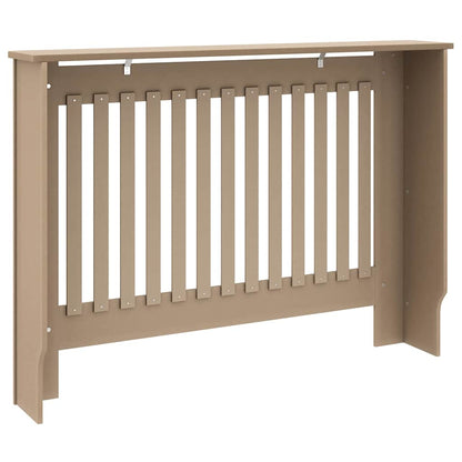 Radiator Cover 2 pcs Brown 112 x 19 x 81.5 cm Engineered Wood