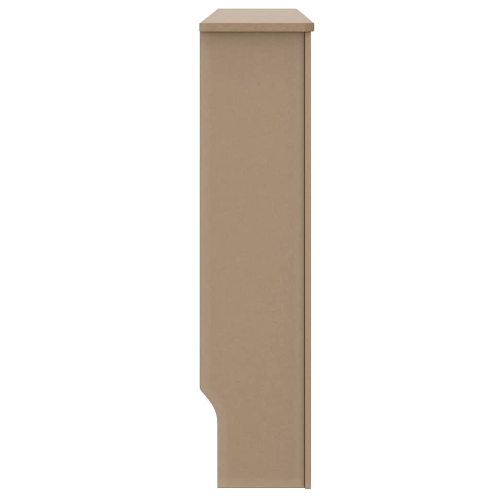 Radiator Cover 2 pcs Brown 112 x 19 x 81.5 cm Engineered Wood