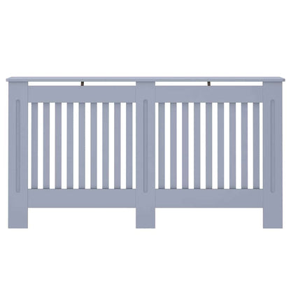 Radiator Cover 2 pcs Grey 59.84 x 7.48 x 32.09 in