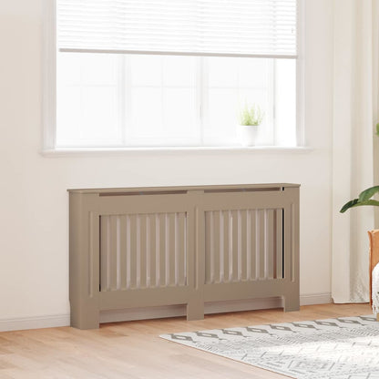 Radiator Cover 2 pcs Brown 152 x 19 x 81.5 cm Engineered Wood