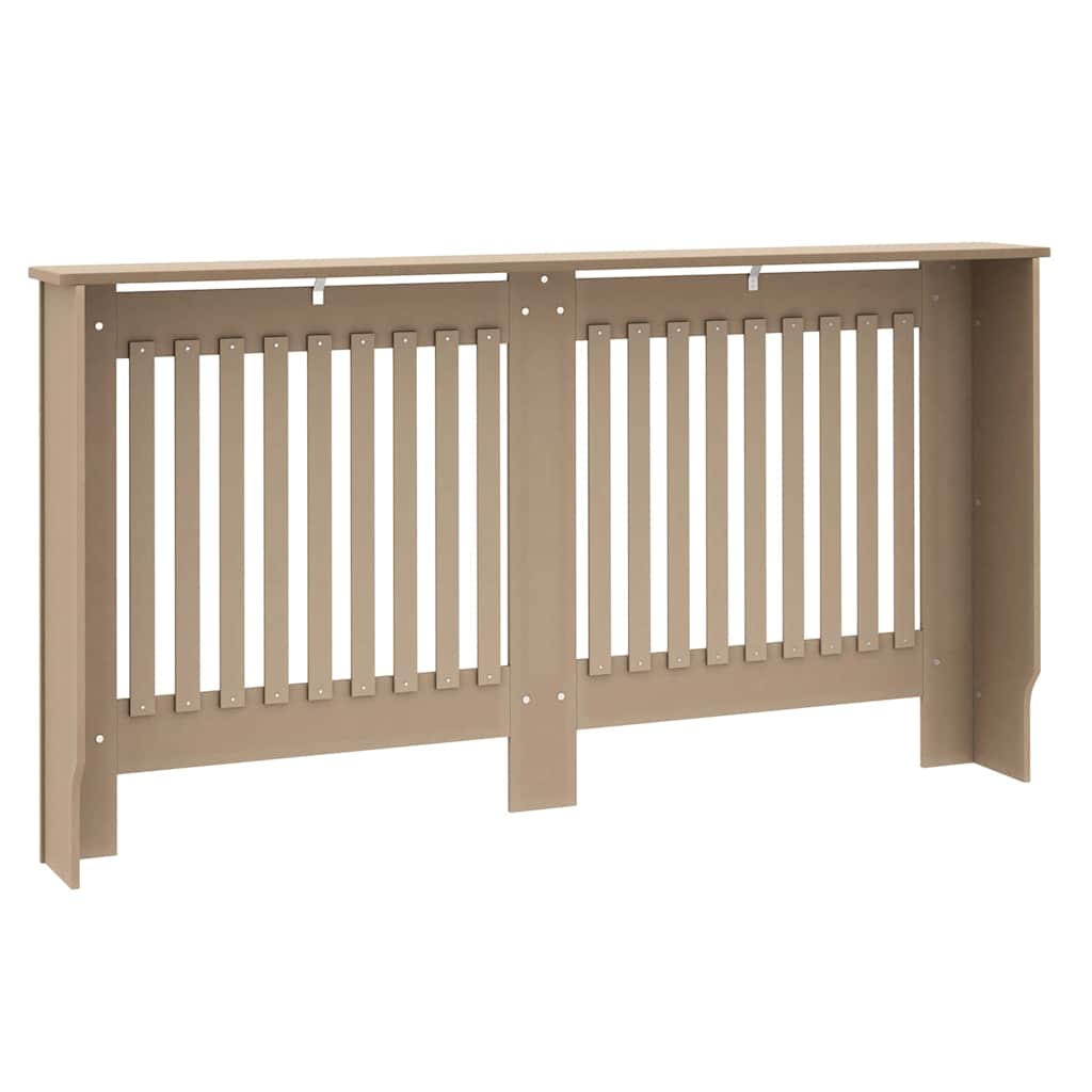 Radiator Cover 2 pcs Brown 152 x 19 x 81.5 cm Engineered Wood