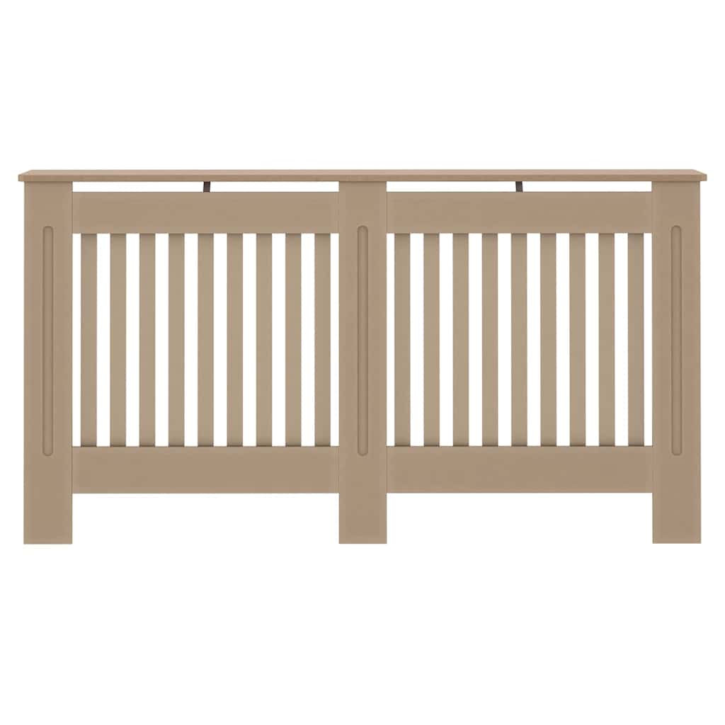 Radiator Cover 2 pcs Brown 152 x 19 x 81.5 cm Engineered Wood