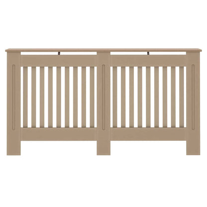 Radiator Cover 2 pcs Brown 152 x 19 x 81.5 cm Engineered Wood