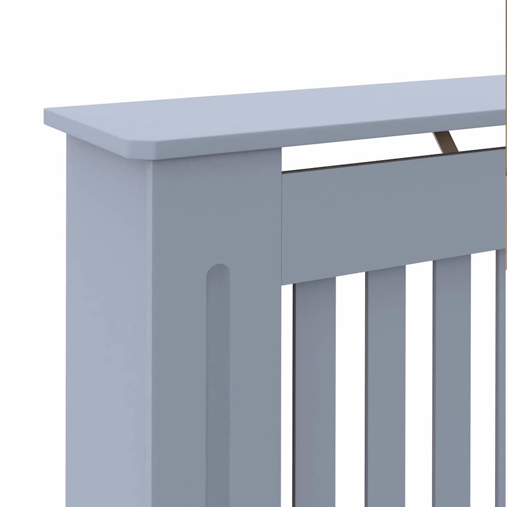 Radiator Cover 2 pcs Grey 172 x 19 x 81.5 cm Engineered Wood