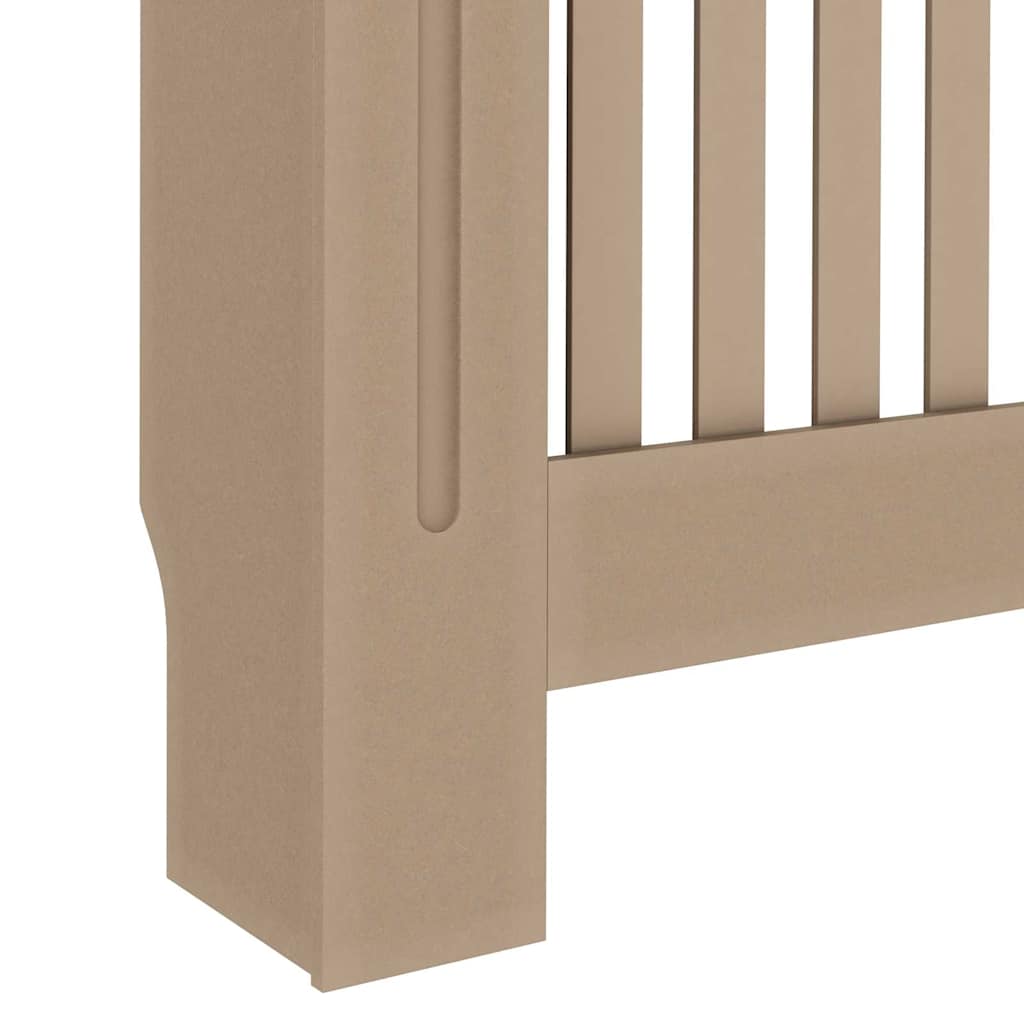 Radiator Cover 2 pcs Brown 172 x 19 x 81.5 cm Engineered Wood