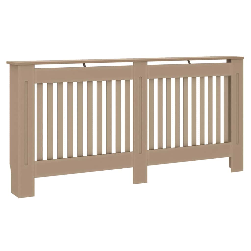 Radiator Cover 2 pcs Brown 172 x 19 x 81.5 cm Engineered Wood