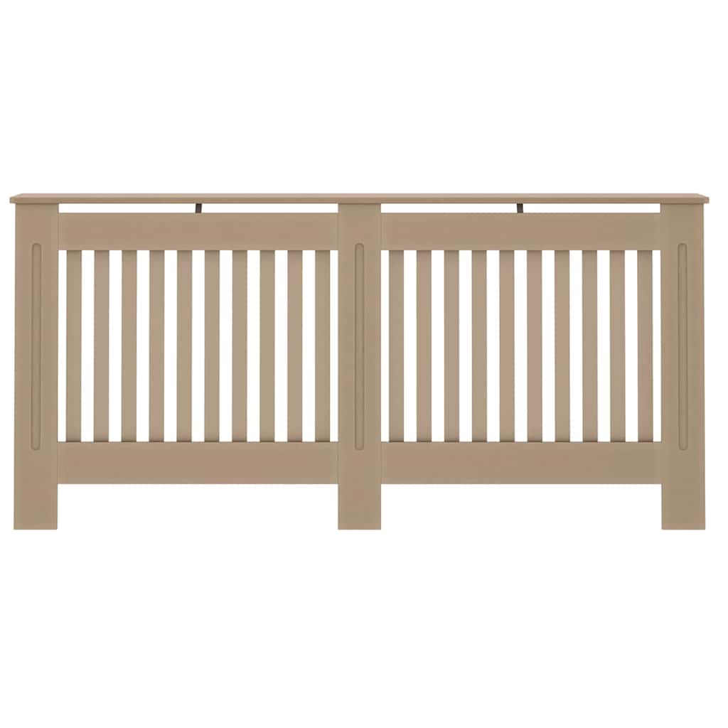 Radiator Cover 2 pcs Brown 172 x 19 x 81.5 cm Engineered Wood