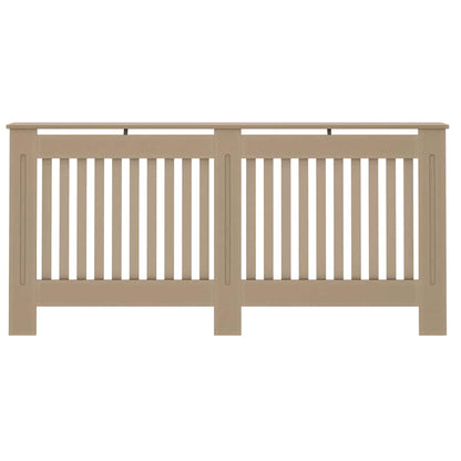 Radiator Cover 2 pcs Brown 172 x 19 x 81.5 cm Engineered Wood