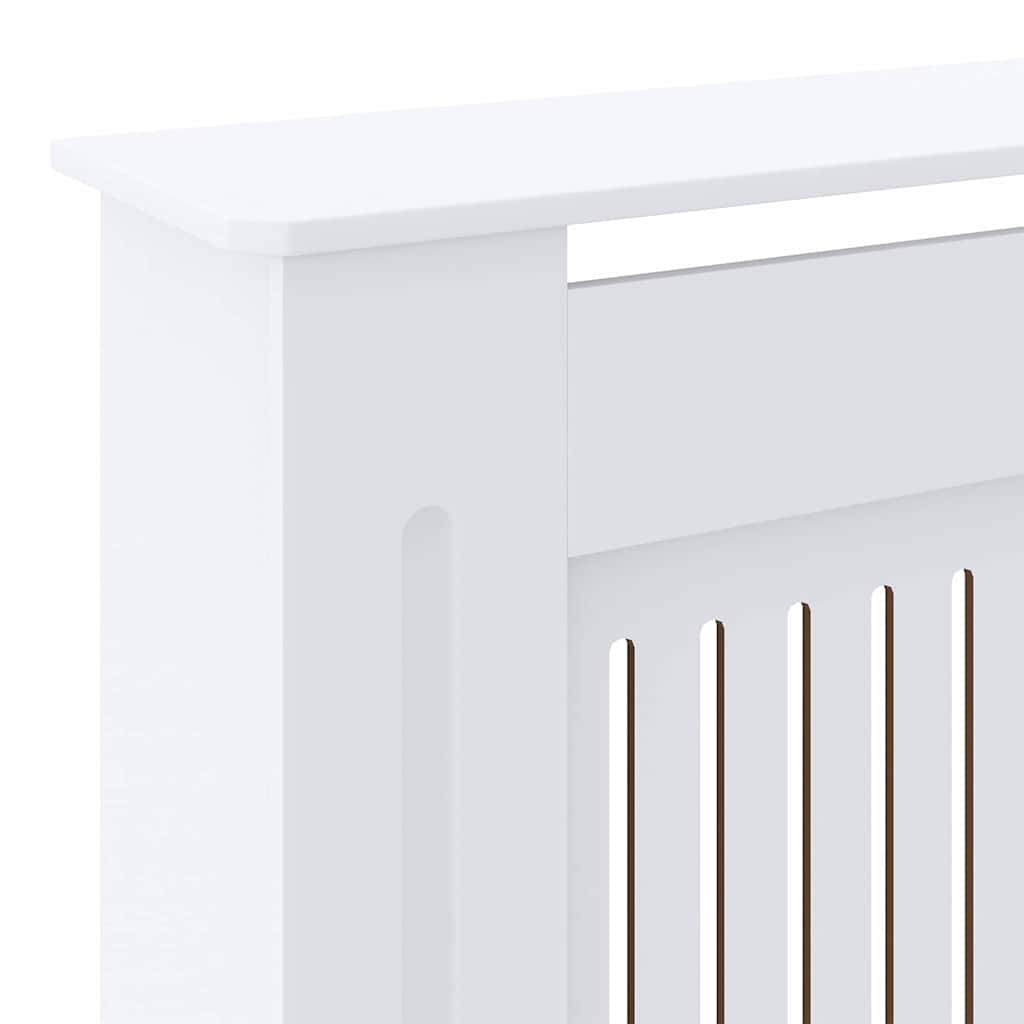 Radiator Cover 2 pcs White 80.71 x 8.07 x 32.09 in
