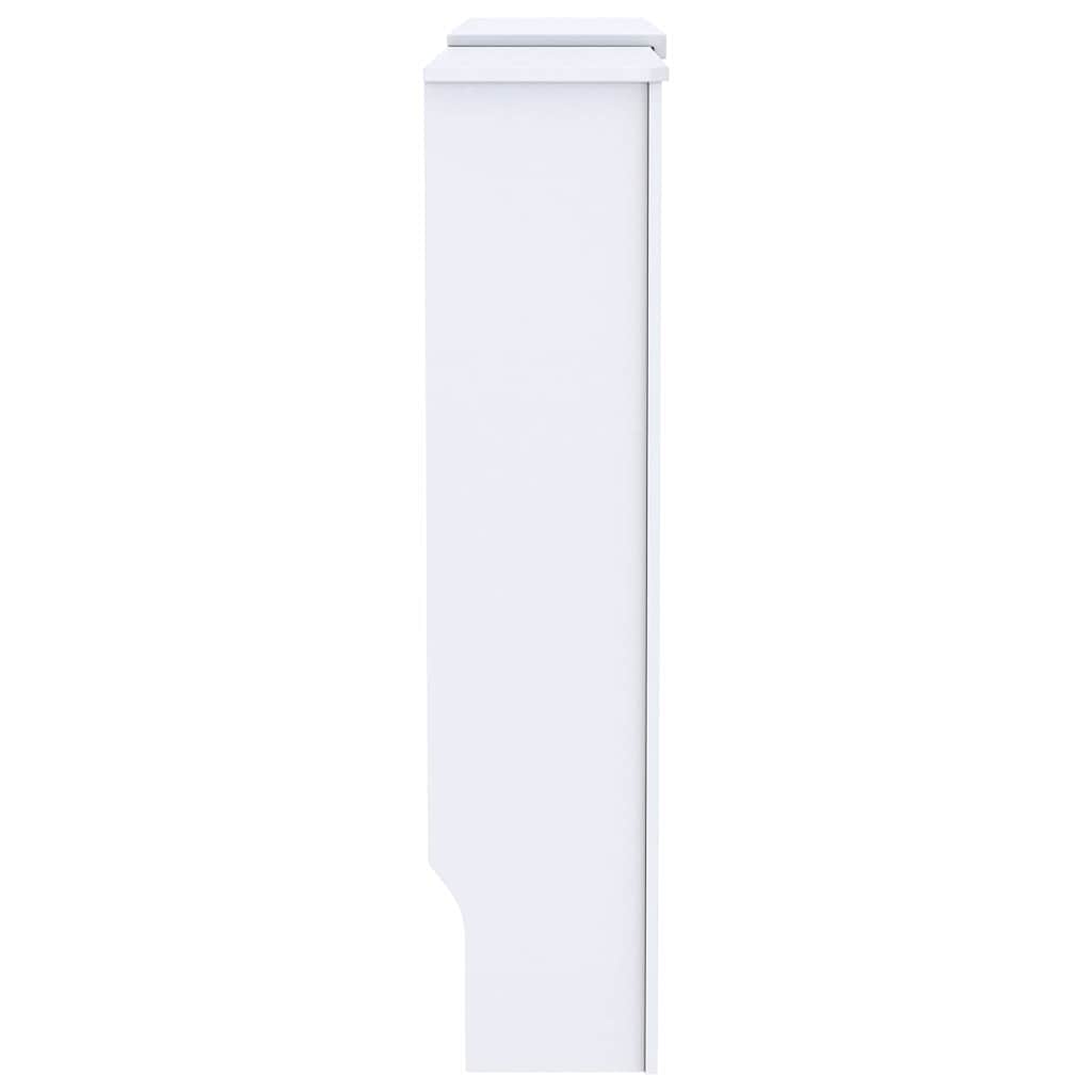 Radiator Cover 2 pcs White 80.71 x 8.07 x 32.09 in