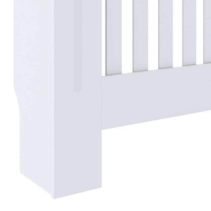 Radiator Cover 2 pcs White 78 x 19 x 81.5cm Engineered Wood