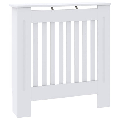 Radiator Cover 2 pcs White 78 x 19 x 81.5cm Engineered Wood