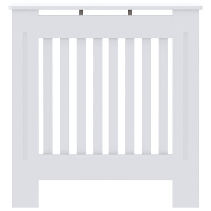 Radiator Cover 2 pcs White 78 x 19 x 81.5cm Engineered Wood