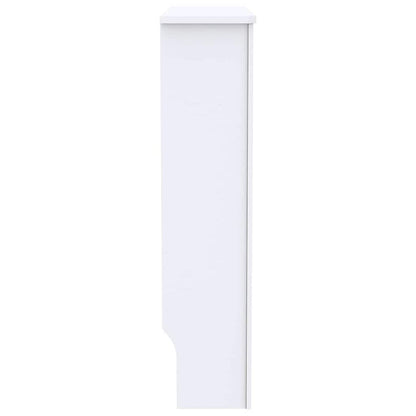 Radiator Cover 2 pcs White 78 x 19 x 81.5cm Engineered Wood