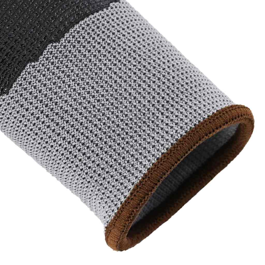 Work Gloves 12 pcs Grey and Black 8 / M Polyester