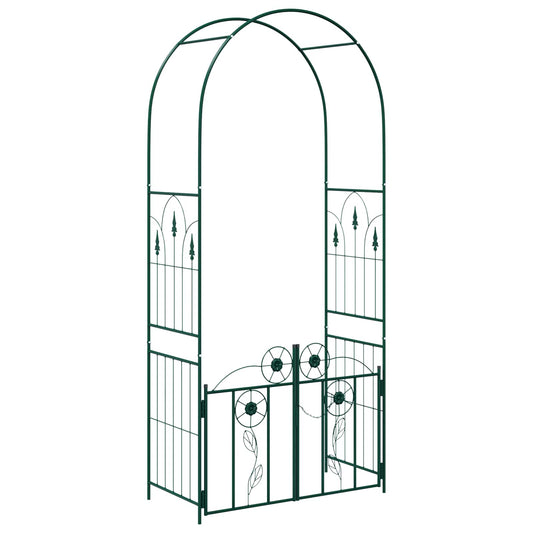 Garden Arch Green 102 x 50 x 218 cm Steel