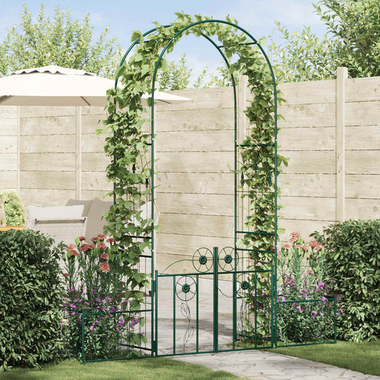 Garden Arch Green 203 x 50 x 218 cm Steel