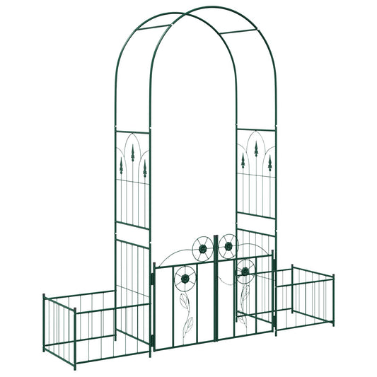 Garden Arch Green 203 x 50 x 218 cm Steel