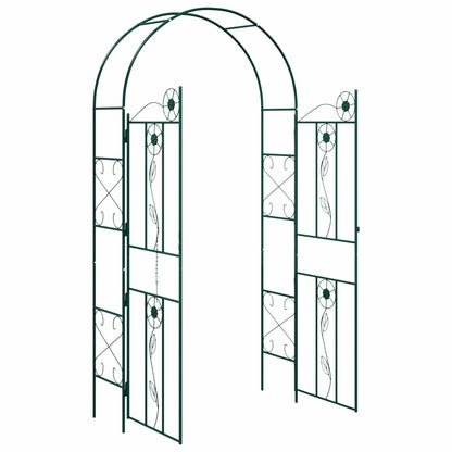 Garden Arch Plain Green 115 x 37 x 226 cm