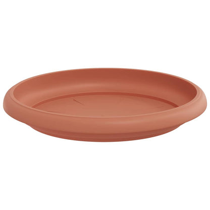 Plant Pots 6 pcs Brick Red Ø 12.5 x 10 cm Plastic